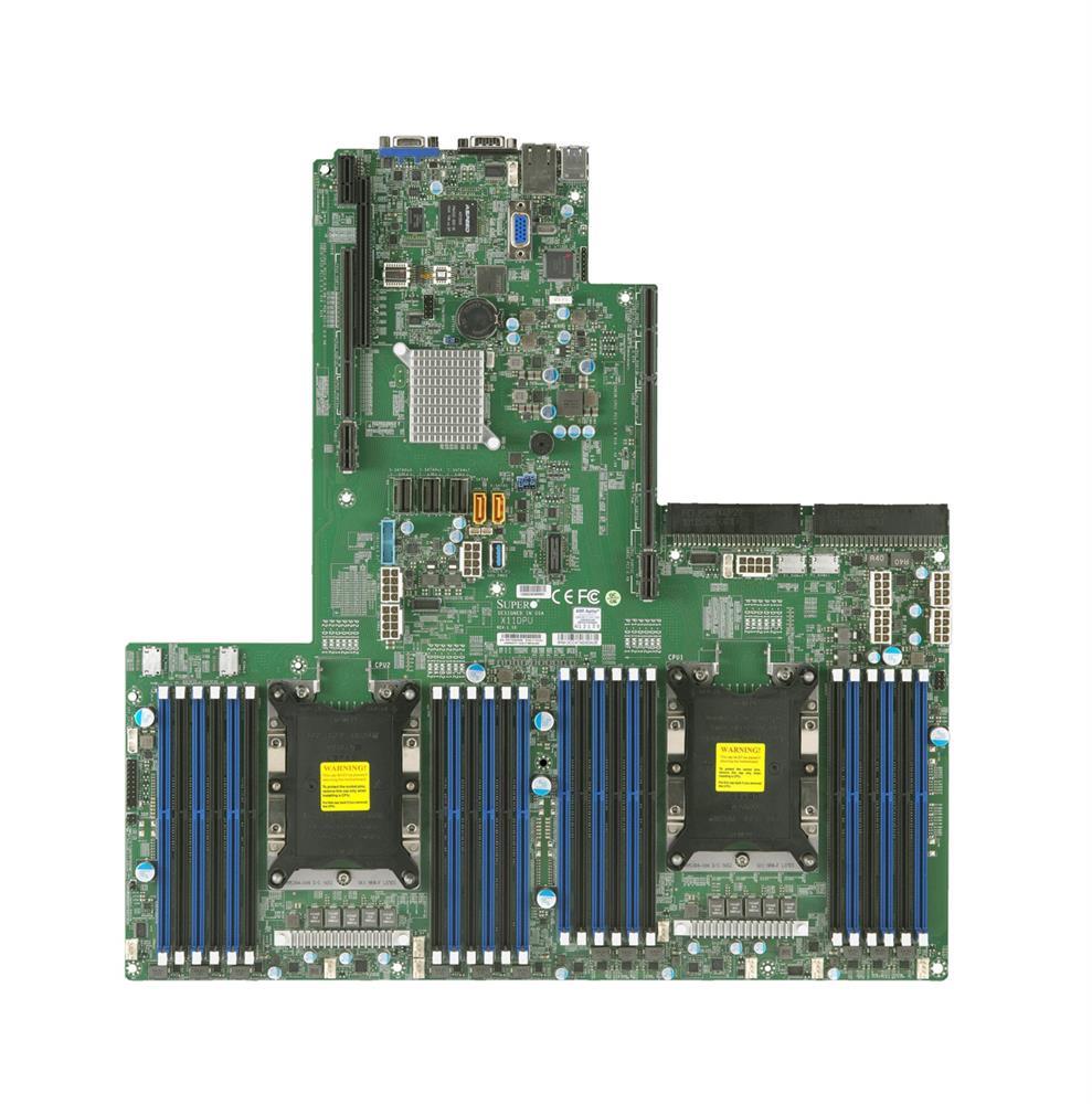 MBD-X11DPU-ZE+ SuperMicro X11DPU-ZE+ Socket LGA 3647 Intel C621 Chipset Xeon Scalable Processors Support DDR4 24x DIMM 10x SATA3 6.0Gb/s Proprietary Ultra/WIO Server Motherboard (Refurbished)