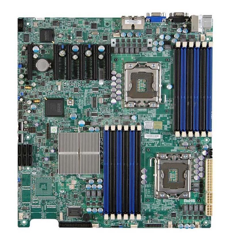 MBD-X8DTE -B SuperMicro X8DTE Dual Socket LGA 1366 Intel 5520 Chipset Intel Xeon 5600/5500 Series Processors Support DDR3 12x DIMM 6x SATA2 3.0Gb/s Extended ATX Server Motherboard (Refurbished)