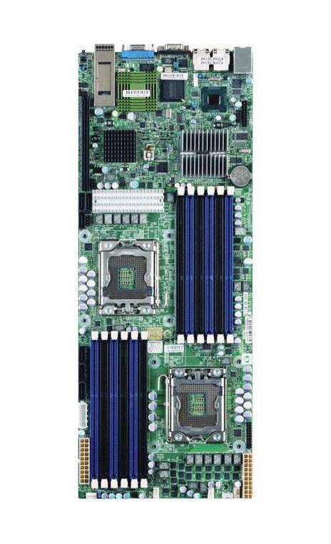 MBD-X8DTT-IBQ SuperMicro X8DTT-IBQ Dual Socket LGA 1366 Intel 5520 Chipset Intel Xeon 5600/5500 Series Processors Support DDR3 12x DIMM 6x SATA 3.0Gb/s Proprietary Server Motherboard (Refurbished)