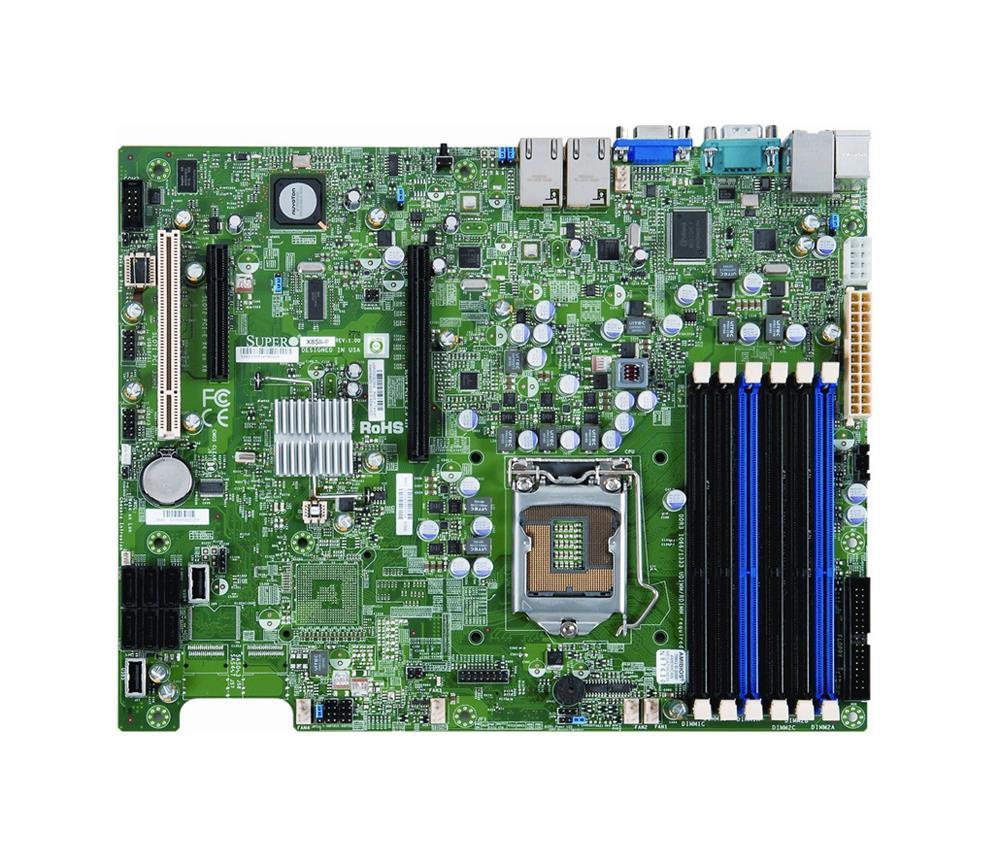MBD-X8SIE-LN4F-O SuperMicro X8SIE-LN4F Socket LGA 1156 Intel 3420 Chipset Intel Xeon X3400/L3400 Series Processors Support DDR3 6x DIMM 6x SATA 3.0Gb/s ATX Server Motherboard (Refurbished)