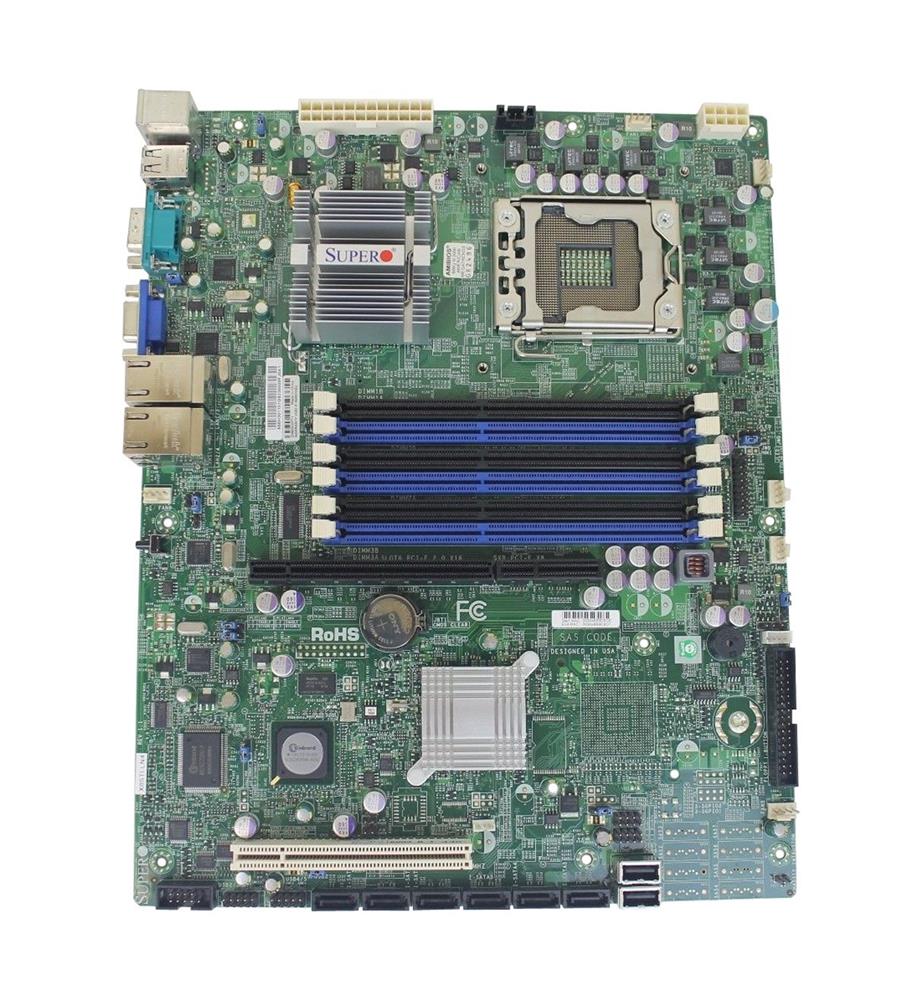 MBD-X8STI-B SuperMicro X8STI Socket LGA 1366 Intel X58 Express Chipset Intel Core i7 / i7 Extreme Edition/ Xeon Series Processors Support DDR3 6x DIMM 6x SATA 3.0Gb/s ATX Server Motherboard (Refurbished)