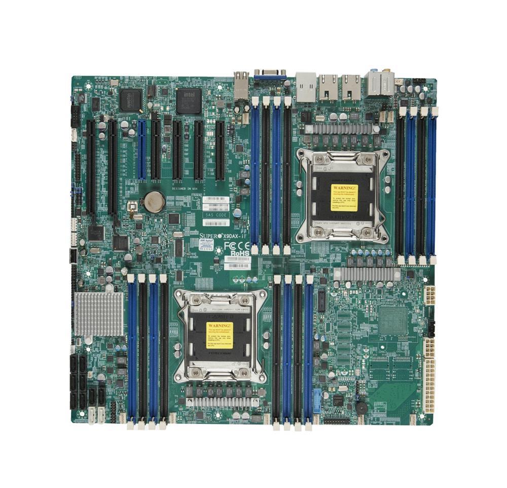 MBD-X9DAX-ITF-B SuperMicro X9DAX-ITF Dual Socket LGA 2011 Intel C602 Chipset Xeon E5-2600/ E5-2600 v2 Processors Support DDR3 16x DIMM 8x SATA2 3.0Gb/s Enhanced Extended-ATX Server Motherboard (Refurbished)
