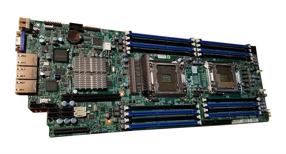 MBD-X9DRFR SuperMicro X9DRFR Dual Socket LGA 2011 Intel C602 Chipset Xeon E5-2600/ E5-2600 v2 Series Processors Support DDR3 16x DIMM 4x SATA2 3.0Gb/s Proprietary Server Motherboard (Refurbished)