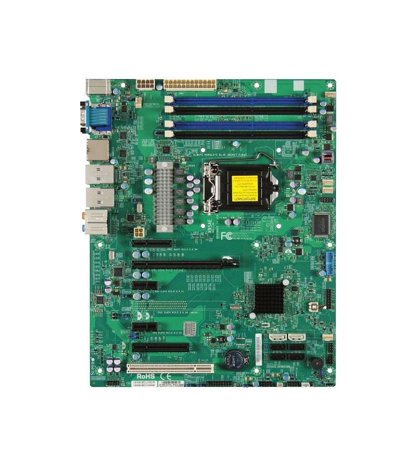 MBD-X9SAE-O SuperMicro X9SAE Socket LGA 1155 Intel C216 Express Chipset Intel Xeon E3-1200 v2/ Intel Core i7 / i5 / i3 / Pentium / Celeron Processors Support DDR3 4x DIMM 2x SATA3 6.0Gb/s ATX Server Motherboard (Refurbished)