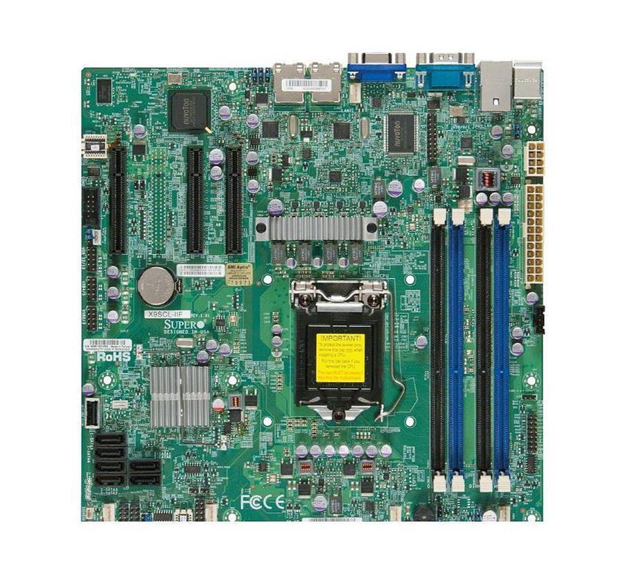 MBD-X9SCM-IIF-O SuperMicro X9SCM-iiF Socket LGA 1155 Intel C204 Chipset Xeon E3-1200/ E3-1200 v2 2nd/3rd Generation Core i3 / Pentium / Celeron Processors Support DDR3 4x DIMM 4x SATA2 3.0Gb/s Micro-ATX Server Motherboard (Refurbished)