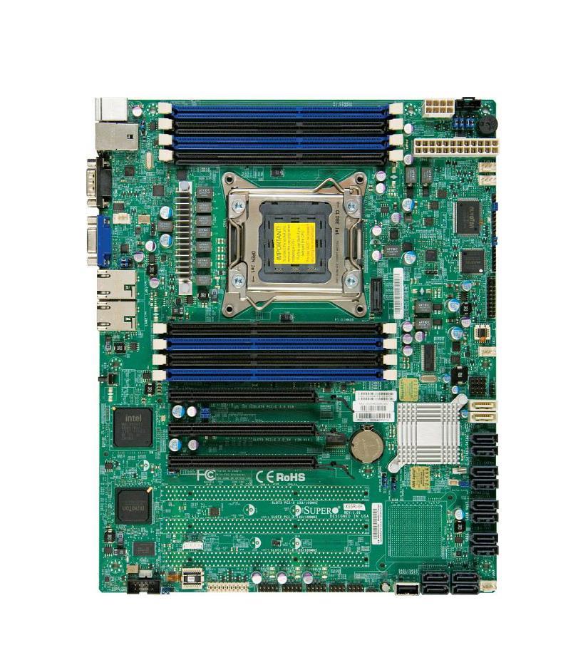 MBD-X9SRI-O SuperMicro X9SRI Socket LGA 2011 Intel C602 Chipset Intel Xeon E5-2600/1600 & E5-2600/1600 v2 Series Processors Support DDR3 8x DIMM 2x SATA3 6.0Gb/s ATX Server Motherboard (Refurbished)