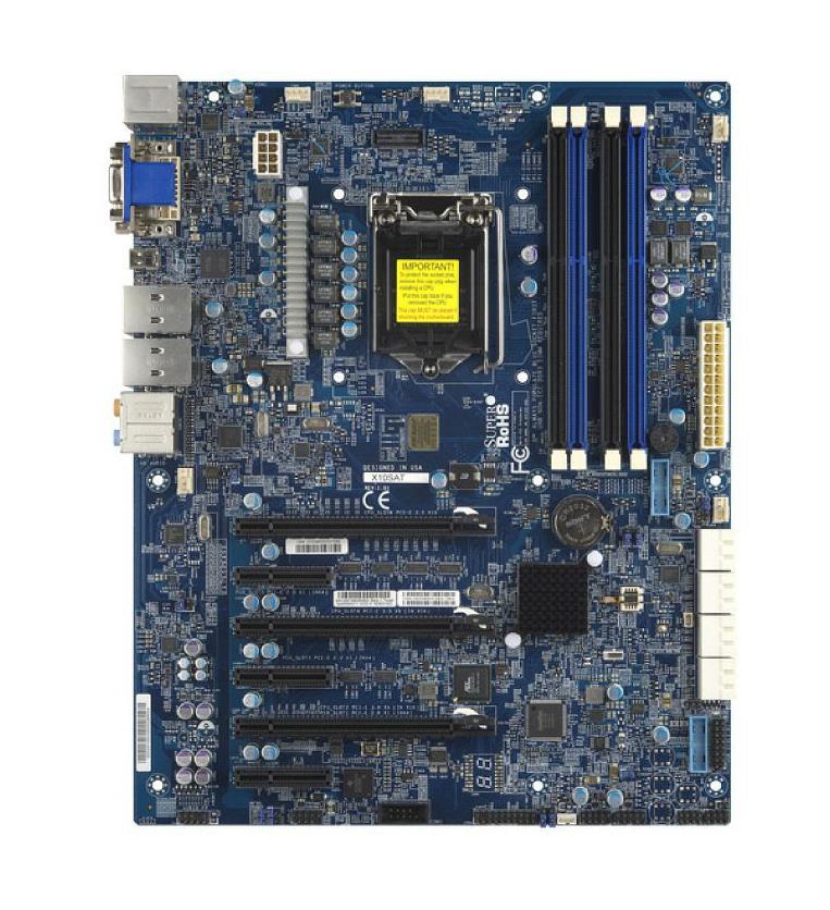 MBDX10SATO SuperMicro Motherboard MBd-x10sat-o LGA1150 E3-1200 C226 DDR3 PCi Express SATA3 Atx (Refurbished)