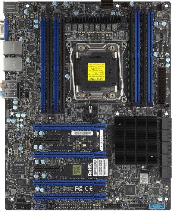MBDX10SRAFO SuperMicro X10SRA-F Socket R3 LGA 2011 Xeon E5-1600 / E5-2600 v4 / v3 Intel C612 Chipset DDR4 8 x DIMM 10 x SATA 6Gbps ATX Server Motherboard (Refurbished)