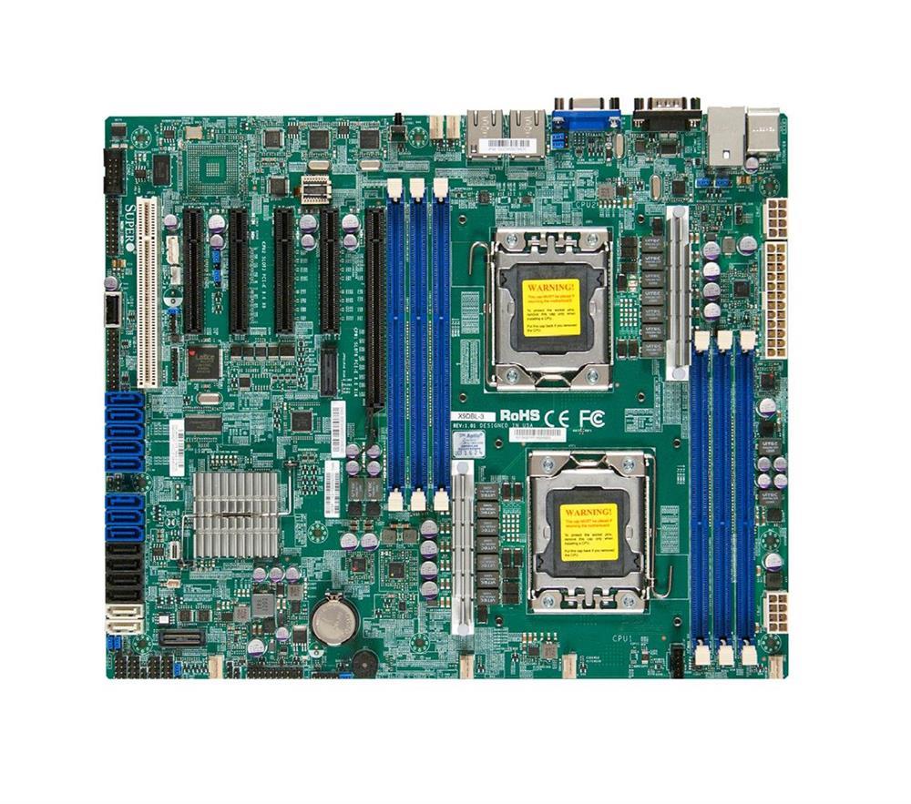MBDX9DBL3B SuperMicro X9DBL-3F Dual Socket LGA 1356 Intel C606 Chipset Intel E5-2400 v2 Processors Support DDR3 6x DIMM 2x SATA3 6.0Gb/s ATX Server Motherboard (Refurbished)