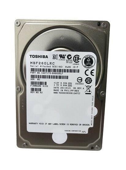 MBF260LRC-20PK Toshiba Enterprise 600GB 10000RPM SAS 6Gbps 16MB Cache 3.5-inch Internal Hard Drive with Carrier (20-Pack)