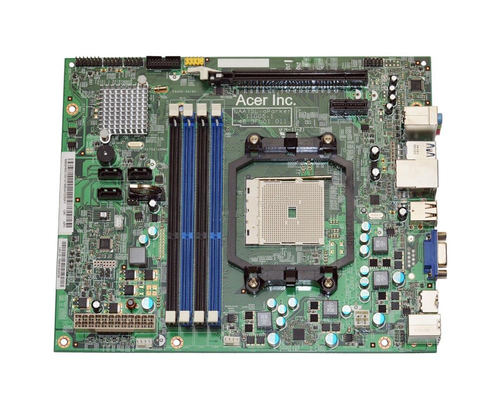 MBSHK01001 Acer Socket-FM1 Chipset AMD System Board for Aspire X3470 (Refurbished)