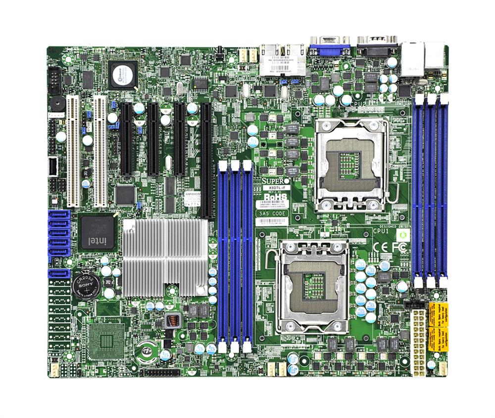 MBX8TLIF SuperMicro X8DTL-IF Dual Socket LGA 1366 Intel 5500 Chipset Intel Xeon 5600/5500 Series Processors Support DDR3 6x DIMM 6x SATA2 3.0Gb/s ATX Server Motherboard (Refurbished)