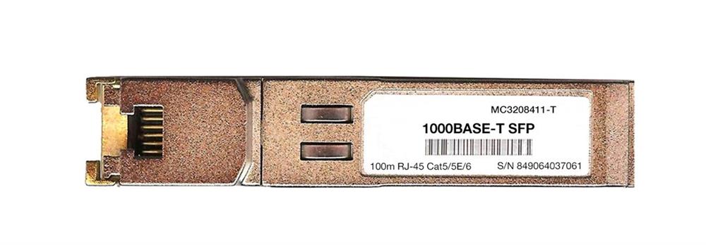 MC3208411-T Mellanox 1Gbps 1000Base-T Gigabit Ethernet 100m RJ-45 Connector SFP (mini-GBIC) Transceiver Module