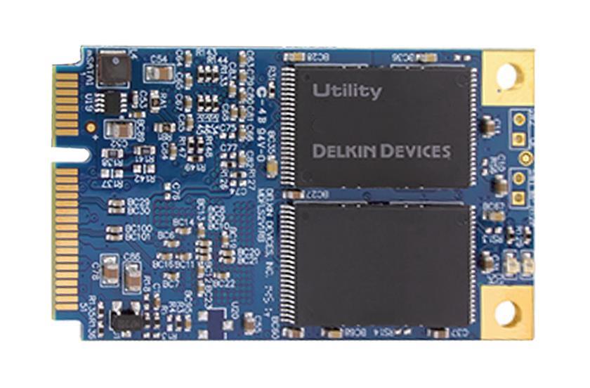 MD1HAPCGT-3N000-2 Delkin Utility Series 128GB MLC SATA 6Gbps mSATA Internal Solid State Drive (SSD) (Industrial Grade)