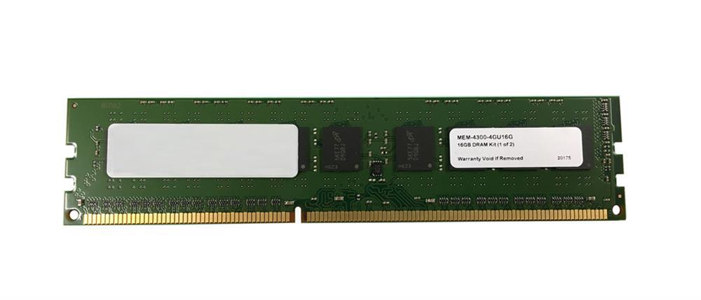 MEM-4300-4GU16G Cisco 16GB Kit (2 X 8GB) Memory Upgrade For ISR 4331 4351 Series