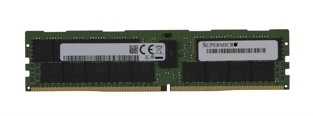 MEM-DR412L-SL01-ER32 SuperMicro 128GB PC4-25600 DDR4-3200MHz Registered ECC CL22 288-Pin DIMM 1.2V Quad Rank Memory Module