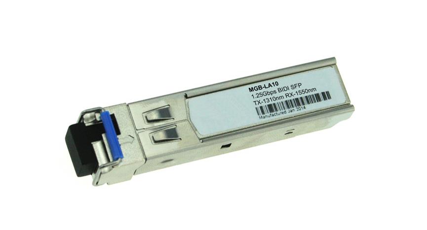 MGB-LA10 Planet Technology 1Gbps 1000Base-BX Single-mode Fiber 10km 1310nm SFP Mini-GBIC Transceiver Module