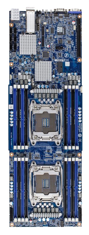 MH70-HD0 Gigabyte Socket Dual LGA 2011-3 Xeon E5-2600 V3/ V4 Processors Support Extended ATX Intel C612 Chipset Server Motherboard (Refurbished)