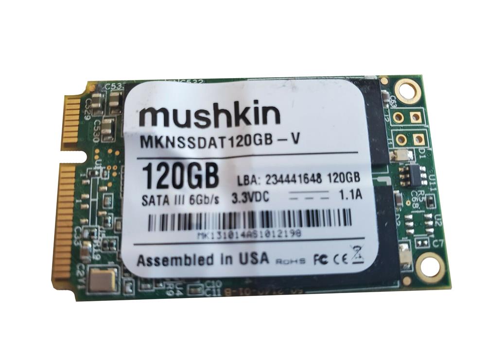 MKNSSDAT120GBV Mushkin Atlas Value 120GB MLC SATA 6Gbps mSATA Internal Solid State Drive (SSD)