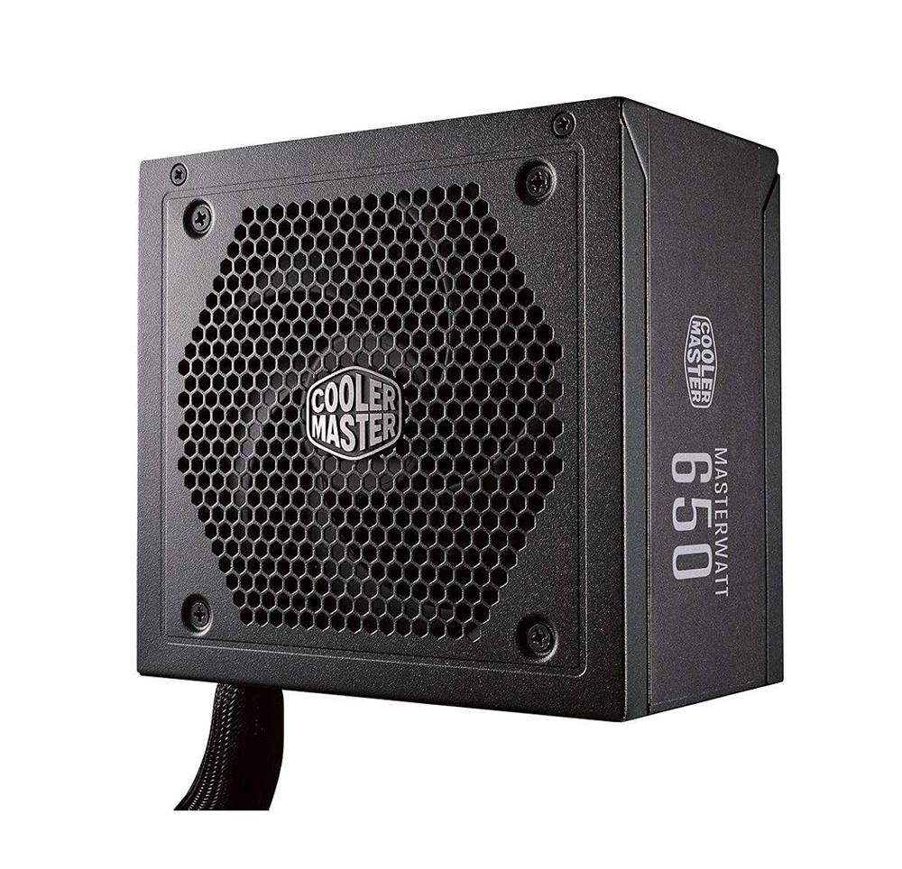 MPX-6501-AMAAB-OF Cooler Master MasterWatt 650-Watts 100-240V AC 10-5A 50-60Hz 80-Plus Bronze Semi Modular ATX Power Supply