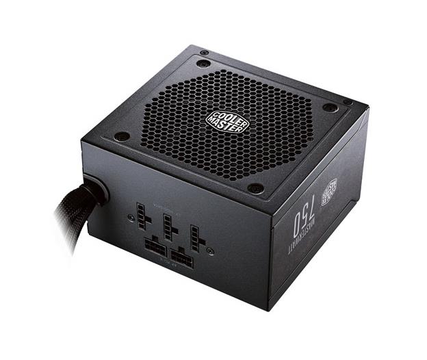 MPX-7501-AMAAB-AF Cooler Master MasterWatt 750-Watts 100-240V AC 10-5A 50-60Hz 80-Plus Bronze Semi Modular ATX Power Supply