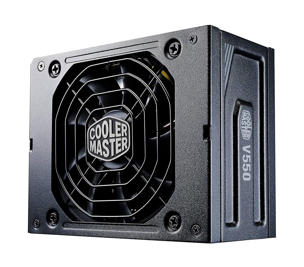 MPY-5501-SFHAGV-EU Cooler Master V 550-Watts 100-240V AC 8-4A 50-60Hz 80-Plus Gold Full Modular SFX Power Supply