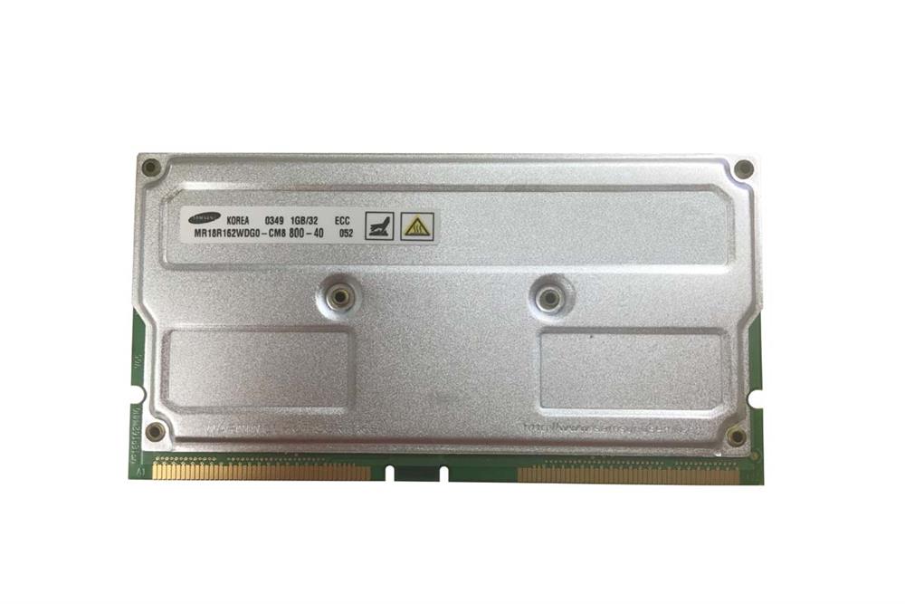 MR18R162WDG0-CM8 Samsung Rambus 1GB PC800 800MHz ECC Unbuffered 40ns 184-Pin RDRAM RIMM Memory
