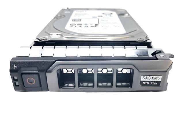 MRG4F Dell 8TB 7200RPM SAS 12Gbps Nearline (4Kn) 3.5-inch Internal Hard Drive with Tray for 14G PowerEdge Server