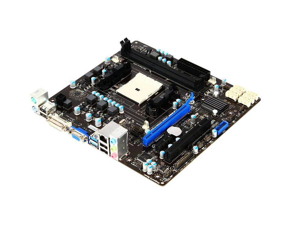 MSI-FM2-A75MA-P33 MSI FM2-A75MA-P33 Socket FM2 AMD A75 Chipset AMD A8/A6/A4/A10-Series Processors Support DDR3 2x DIMM 6x SATA 6.0Gb/s Micro-ATX Motherboard (Refurbished)