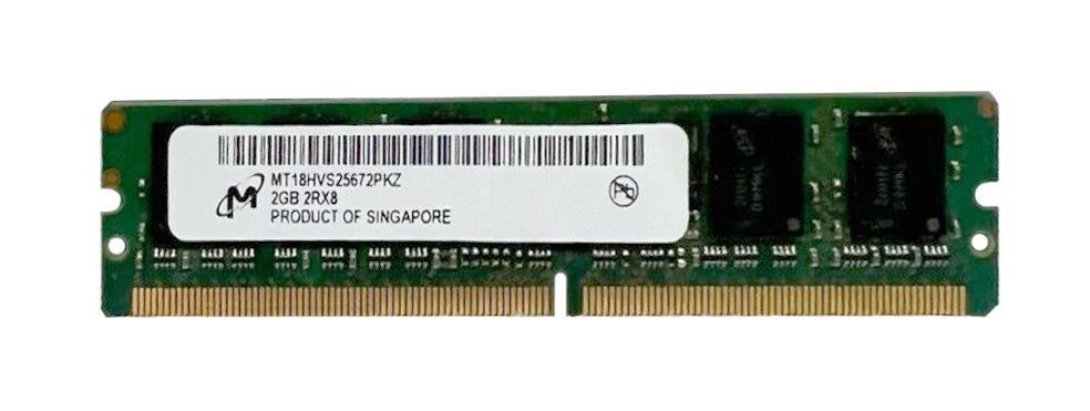 MT18HVS25672PKZ-80EH1 Micron 2GB PC2-6400 DDR2-800MHz ECC Registered CL5 244-Pin Mini-DIMM Very Low Profile (VLP) Dual Rank Memory Module