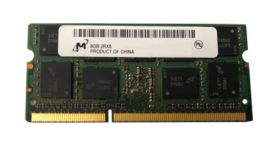 MT18KSF1G72HZ-1G6P1 Micron 8GB PC3-12800 DDR3-1600MHz ECC Unbuffered CL11 204-Pin SoDimm 1.35V Low Voltage Dual Rank Memory Module