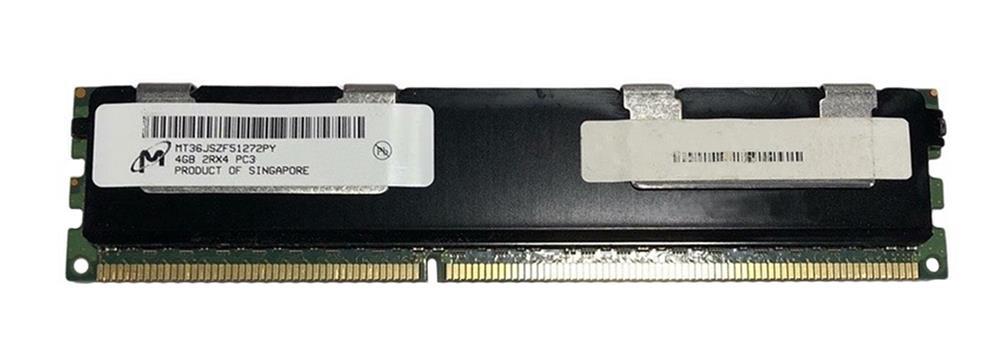 MT36JSZF51272PY-1G1DZES Micron 4GB PC3-8500 DDR3-1066MHz ECC Registered CL7 240-Pin DIMM Dual Rank Memory Module
