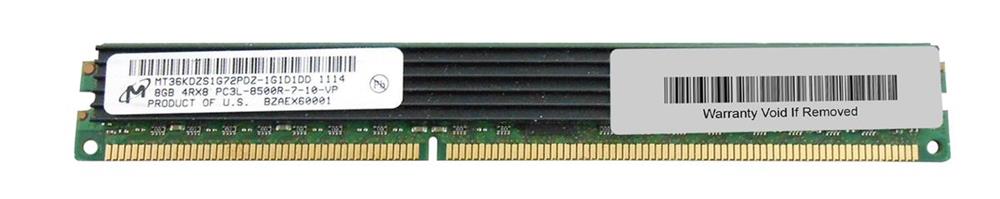 M4L-PC31066RD3D47DVL-8G M4L Certified 8GB 1066MHz DDR3 PC3-8500 Reg ECC CL7 240-Pin Dual Rank x4 VLP 1.35V Low Voltage DIMM