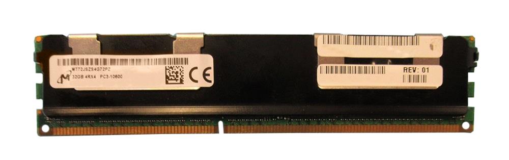 MT72JSZS4G72PZ-1G4D1HF Micron 32GB PC3-10600 DDR3-1333MHz ECC Registered CL9 240-Pin DIMM Quad Rank Memory Module