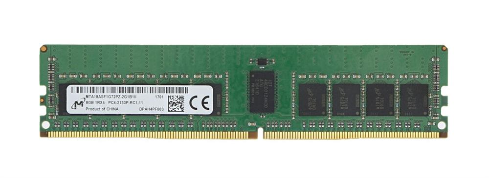 MTA18ASF1G72PZ-2G1B1II Micron 8GB PC4-17000 DDR4-2133MHz Registered ECC CL15 288-Pin DIMM 1.2V Single Rank Memory Module