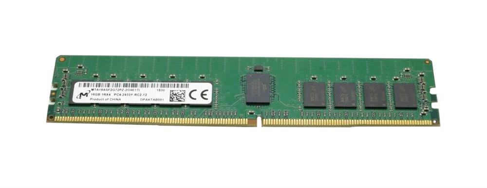 MTA18ASF2G72PZ-2G9E1TI Micron 16GB PC4-23400 DDR4-2933MHz Registered ECC CL21 288-Pin DIMM 1.2V Single Rank Memory Module
