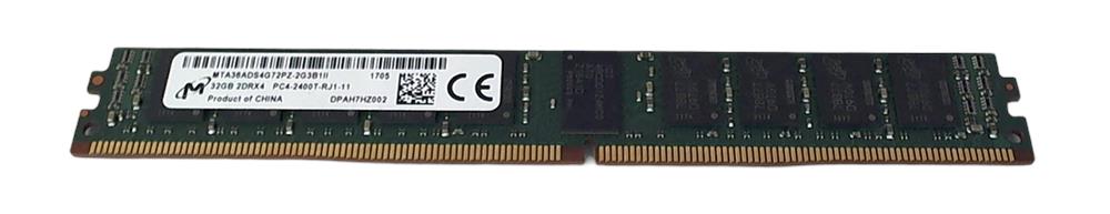 MTA36ADS4G72PZ-2G3B1 Micron 32GB PC4-19200 DDR4-2400MHz Registered ECC CL17 288-Pin DIMM 1.2V Very Low Profile (VLP) Dual Rank Memory Module