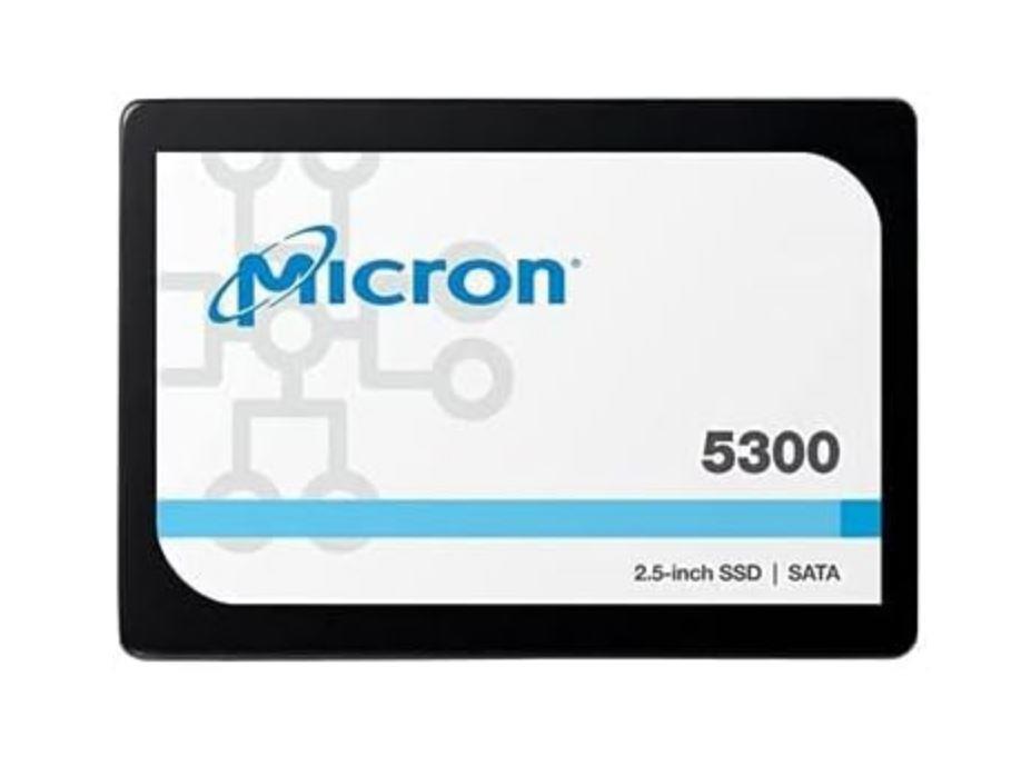 MTFDDAK960TDS-1AW15ABYYR Micron 5300 PRO 960GB TLC SATA 6Gbps (AES-256 / TCG Opal / PLP) 2.5-inch Internal Solid State Drive (SSD)