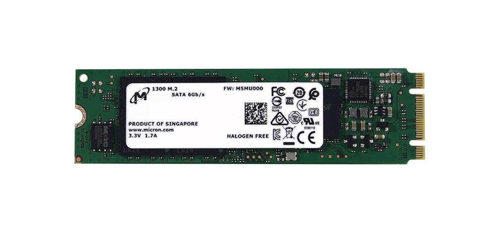 MTFDDAV1T0TDL-1AW1ZABHA Micron 1300 Series 1TB TLC SATA 6Gbps M.2 2280 Internal Solid State Drive (SSD)