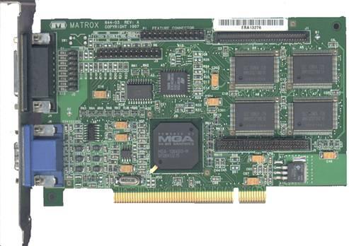 MY220P Matrox GXT120 4MB PCI MGA 64-Bit SVGA Video Graphics Card