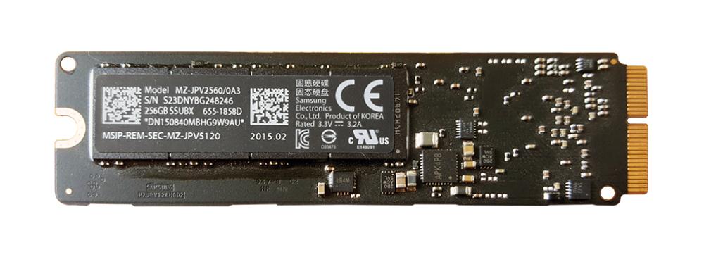 MZ-JPV2560/0A3 Samsung 256GB MLC PCI Express 3.0 x4 M.2 2280 Internal Solid State Drive (SSD) for MacBook (Selected Models)