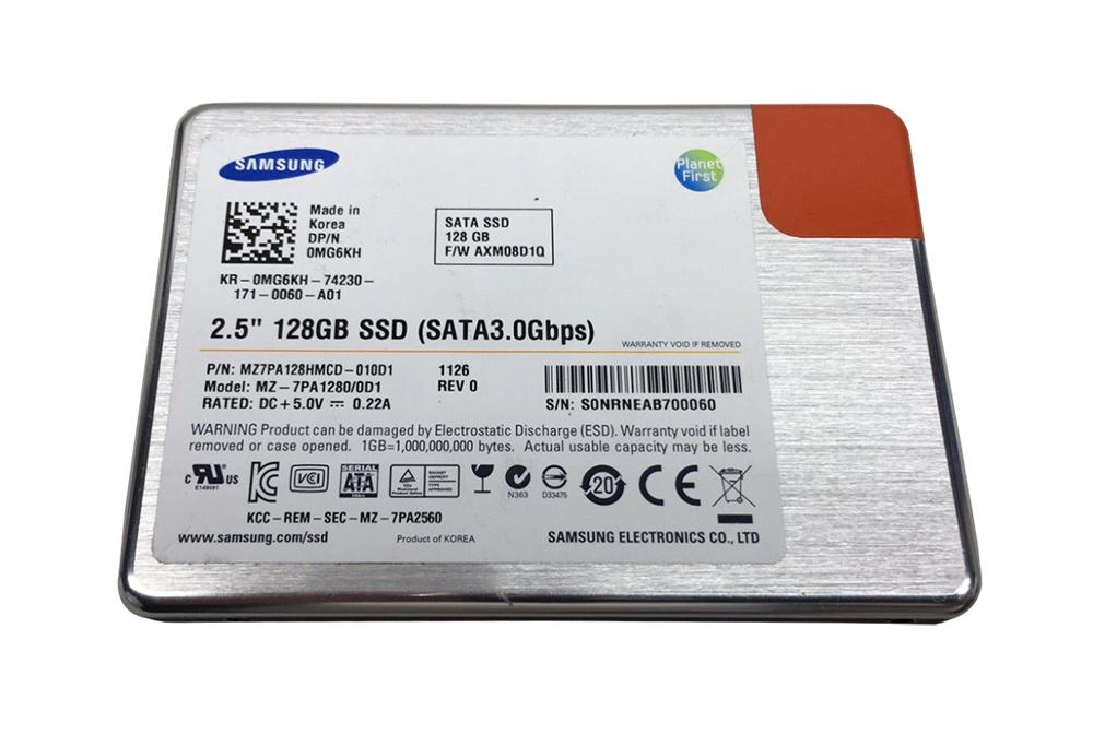 MZ7PA12800D1 Samsung PM810 Series 128GB MLC SATA 3Gbps 2.5-inch Internal Solid State Drive (SSD)