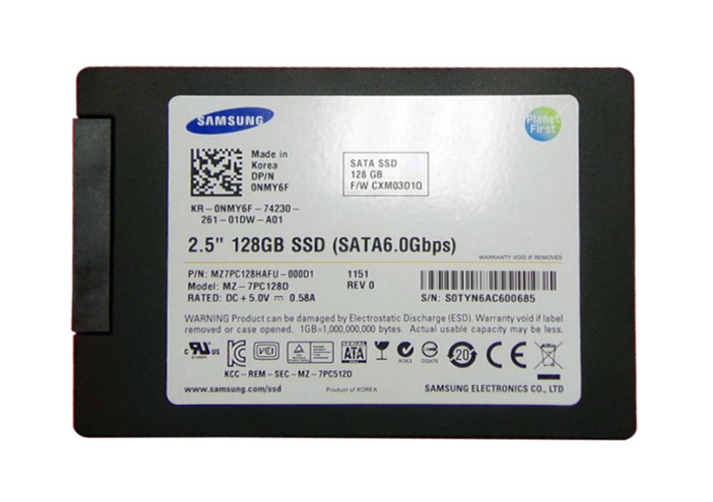 MZ7PC128HAFU-000D1 Samsung 830 Series 128GB MLC SATA 6Gbps 2.5-inch Internal Solid State Drive (SSD)