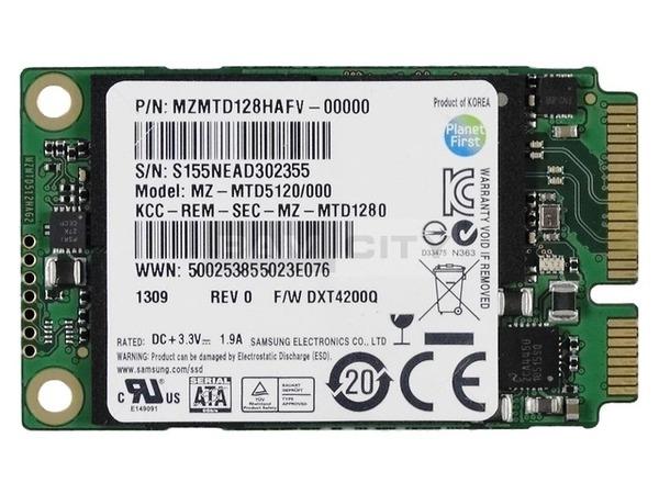 MZMTD128HAFV-00000 Samsung PM841 Series 128GB TLC SATA 6Gbps (AES-256) mSATA Internal Solid State Drive (SSD)