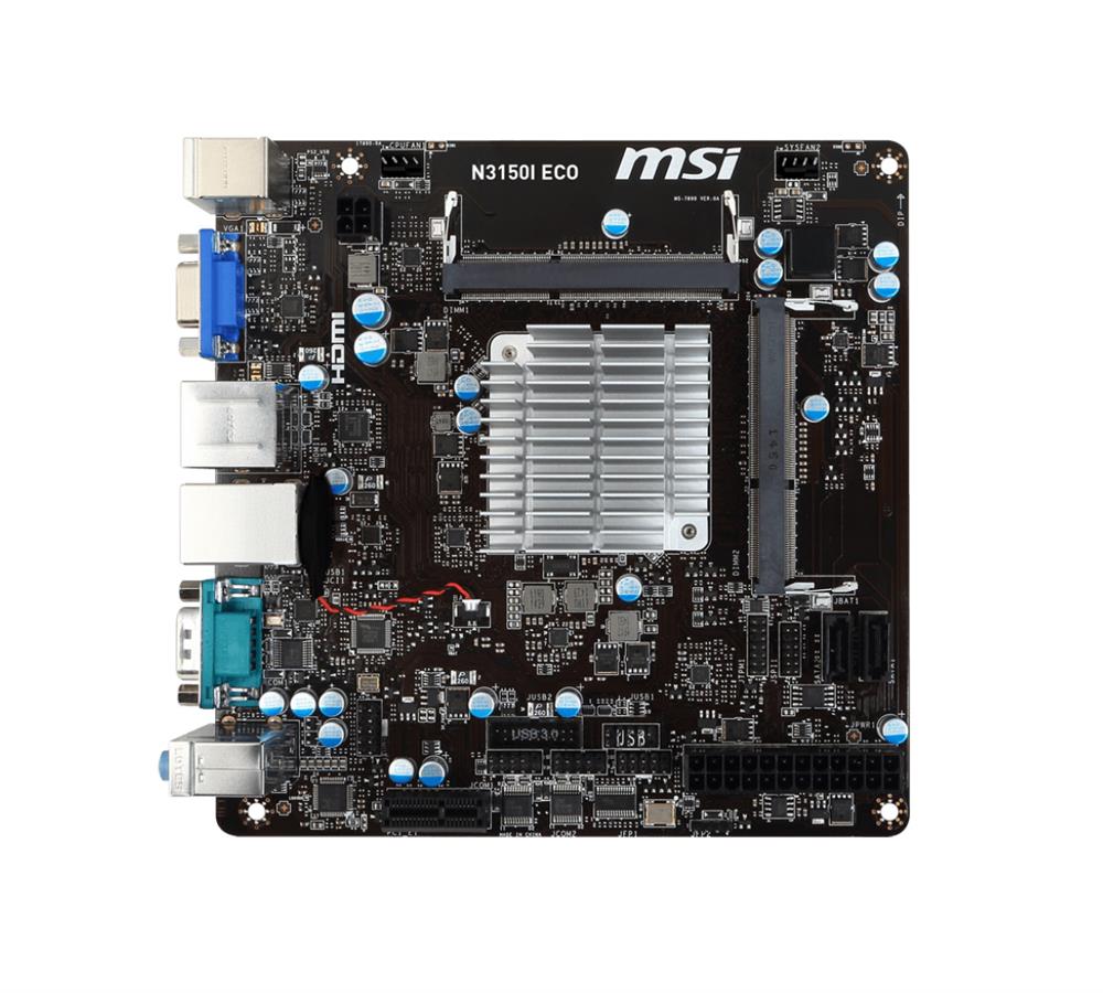 N3050IECO MSI N3050I ECO mini-ITX Motherboard (Refurbished)
