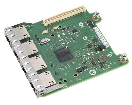 N3X1V Dell Intel i350 Quad-Ports 1Gbps KR Blade Network Daughter Card