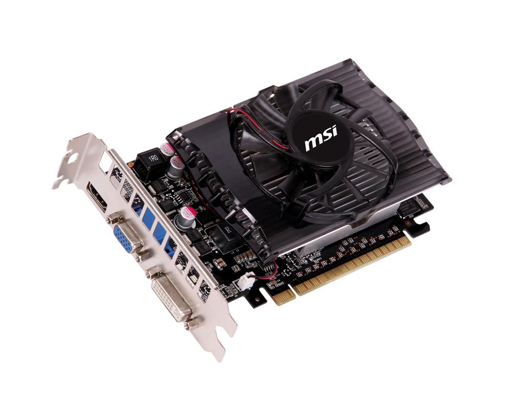 N630-2GD3 MSI Nvidia Gt630 810MHz 1000MHz 2048MB 128-bit DDR3 Dl-DVI-i HDm Video Graphics Card
