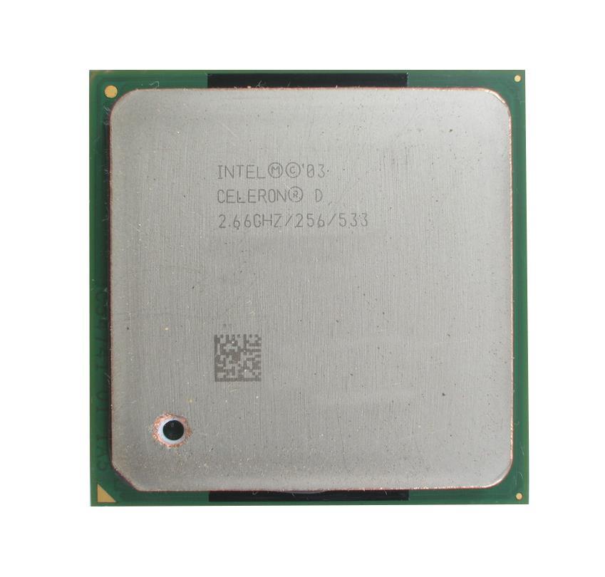NE80546RE067256 Intel Celeron D 330 2.66GHz 533MHz FSB 256KB L2 Cache Socket PPGA478 Desktop Processor