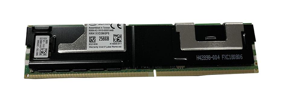 NMA1XXD256GPSU Intel Optane Persistent 100 Series 256GB PC4-21300 DDR4-2666MHz DDR-T 18W TDP 288-Pin PMem DIMM Memory Module