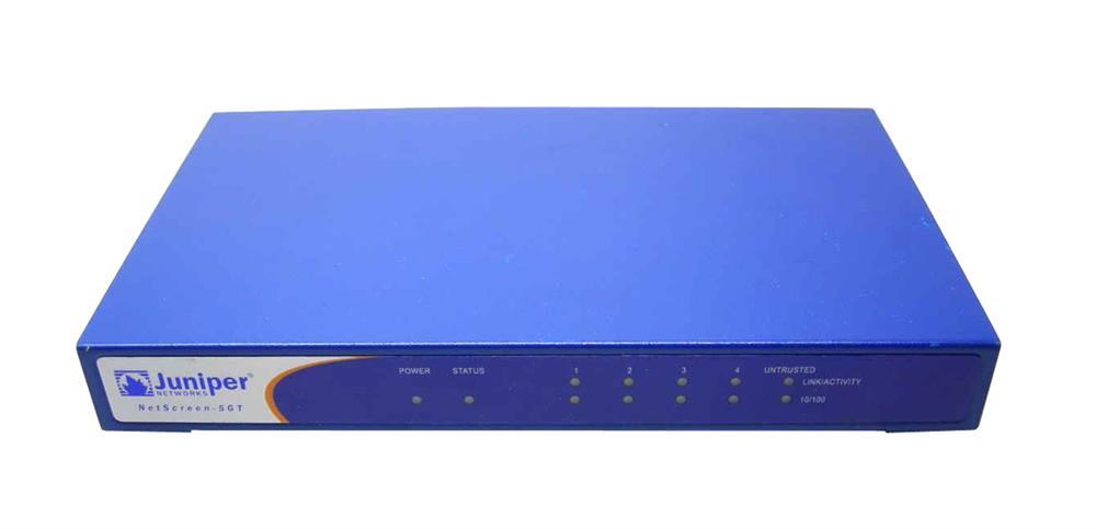 NS-5GT-011-A Juniper NetScreen-5GT ADSL 4 x 10/100Base-TX LAN 1 x 10/100Base-TX WAN 1 x ADSL WAN 1 x Management (Refurbished)